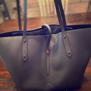 Coach Leather Tote EUC